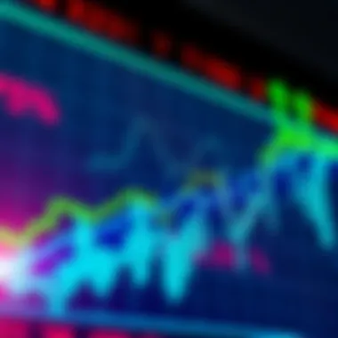 Chart showing the S&P 500 index reaching a new record high with upward trends and green arrows