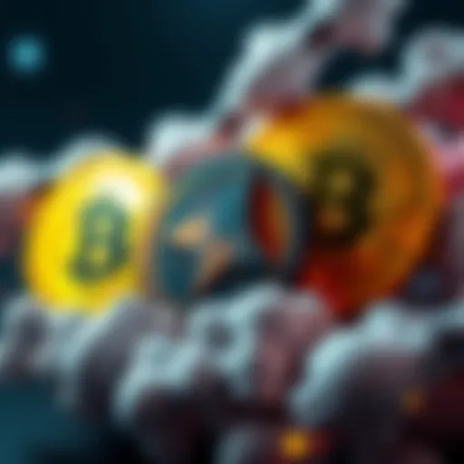 A representation of SpaceX's logo alongside Bitcoin symbols, highlighting the acquisition of Bitcoin holdings.