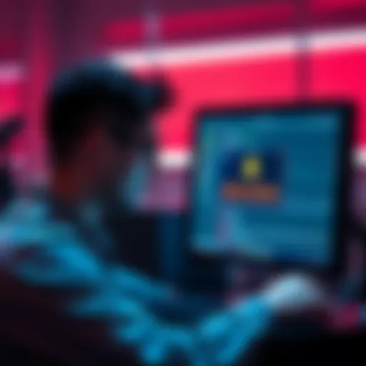 A person frustrated with a Multisig Sparrow wallet, looking at a computer screen showing a signing error message.