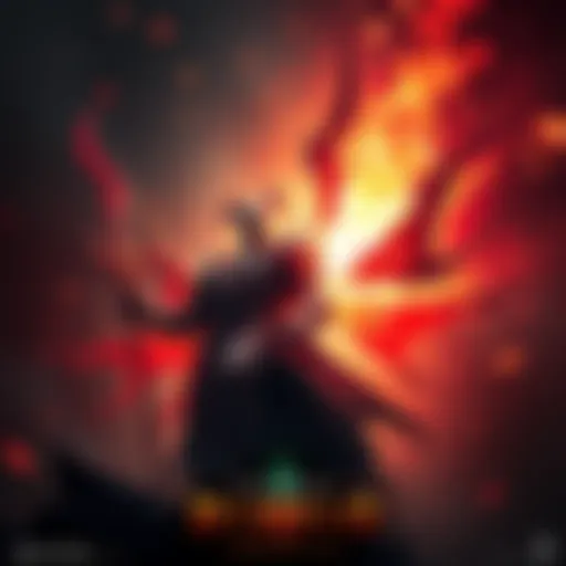 Spawn character depicted in a dark fantasy setting with fiery elements, representing his arrival in Diablo Immortal on September 29th.