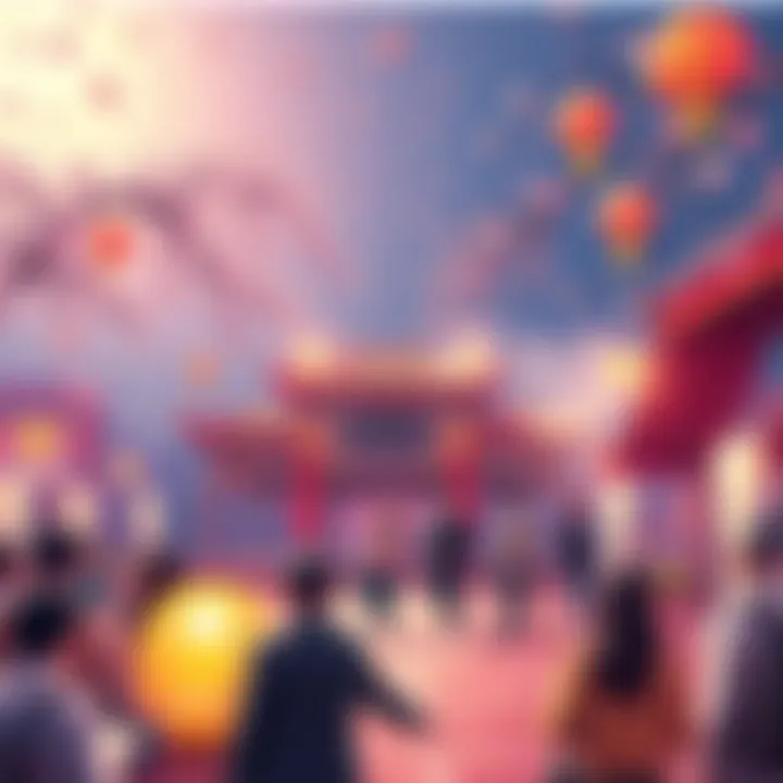 BingX Spring Festival event with people trading P2P without fees and winning prizes