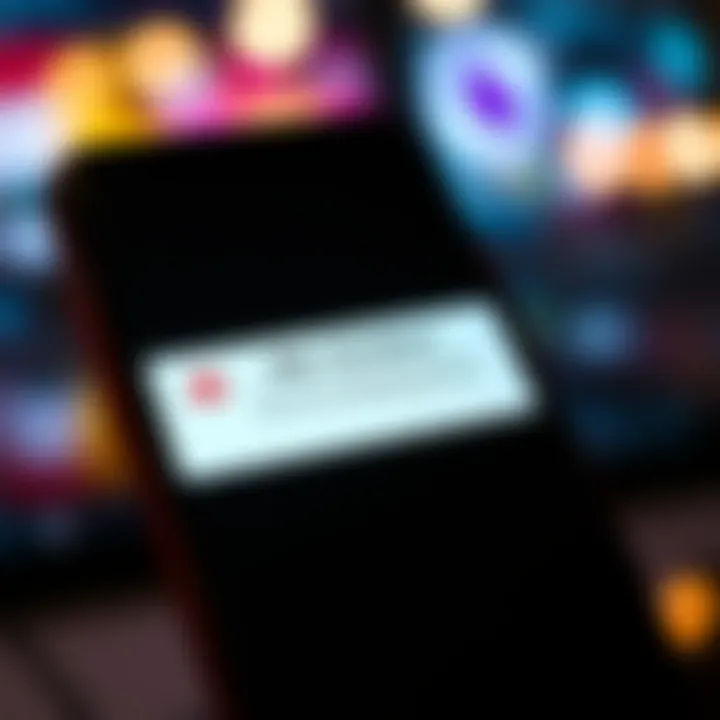 A smartphone screen showing an SSL CA error message, indicating issues preventing app access.