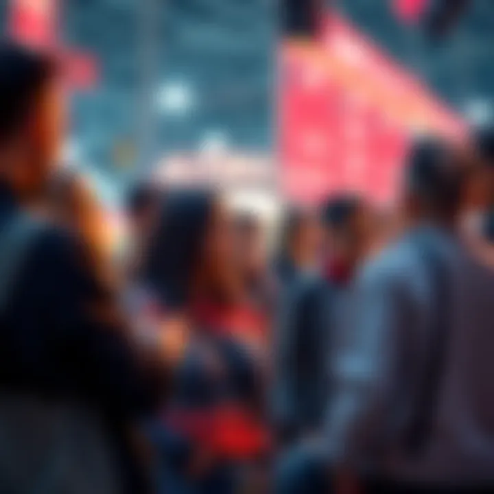 A group of people discussing different stablecoin options like Altura and Ethena in a casual setting.