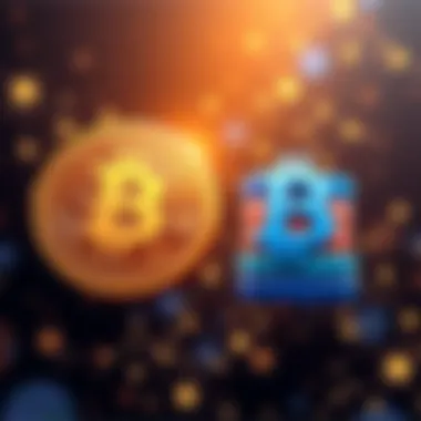 Stacks logo with Bitcoin symbol Illustration of the Stacks logo next to the Bitcoin symbol, representing the connection between Stacks and Bitcoin's DeFi future.