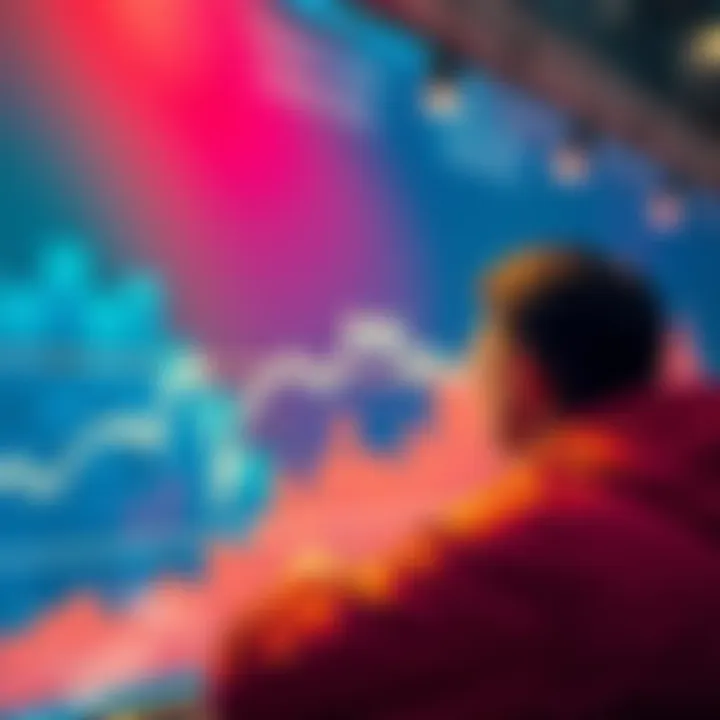 A graph showing a flat trend line representing the stagnant cryptocurrency market in 2026, with a frustrated person looking at it.