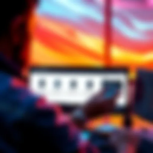 Person analyzing staking rewards on a computer screen with Trezor Suite interface and Ethereum logos
