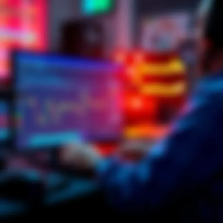 A person reviewing their staking tokens on a computer screen with a focus on a validator setup