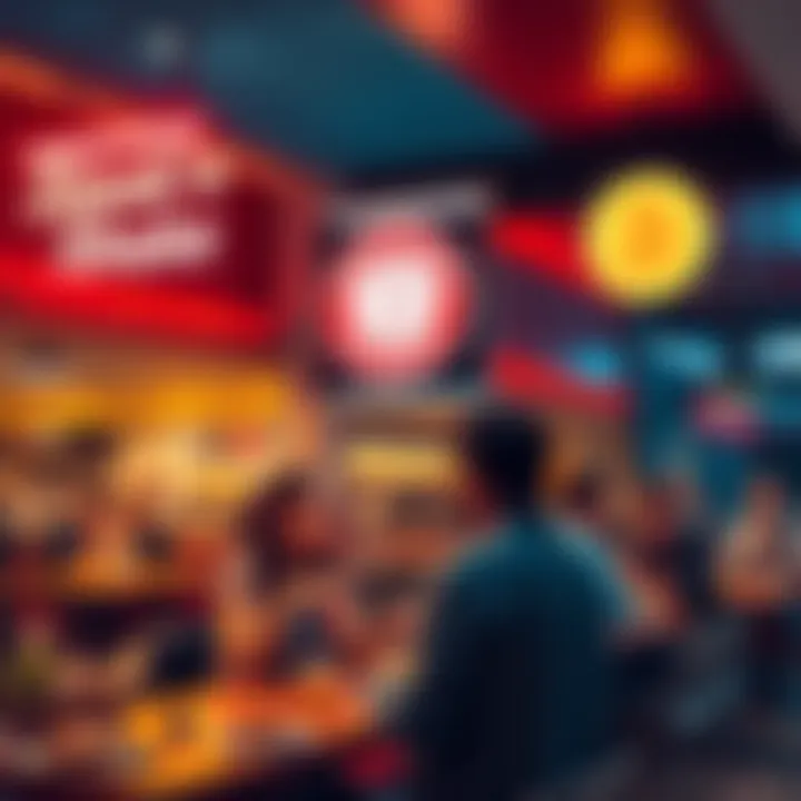 Steak โn Shake accepting bitcoin payments A Steak 'n Shake restaurant with a sign indicating they accept bitcoin payments, customers enjoying meals, and a Bitcoin symbol displayed prominently