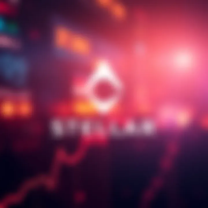 Stellar logo alongside a graph showing upward trend