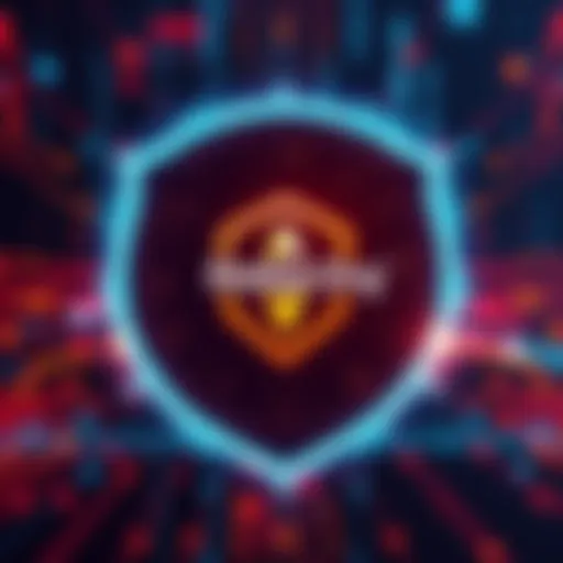 A graphic showing a digital shield symbolizing security against quantum threats, with the Stellar.org logo in the center.