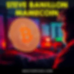 Steve Bannon's MAGA Memecoin A graphic of a digital coin with MAGA themes and a distressed investor looking at a computer screen showing frozen funds.