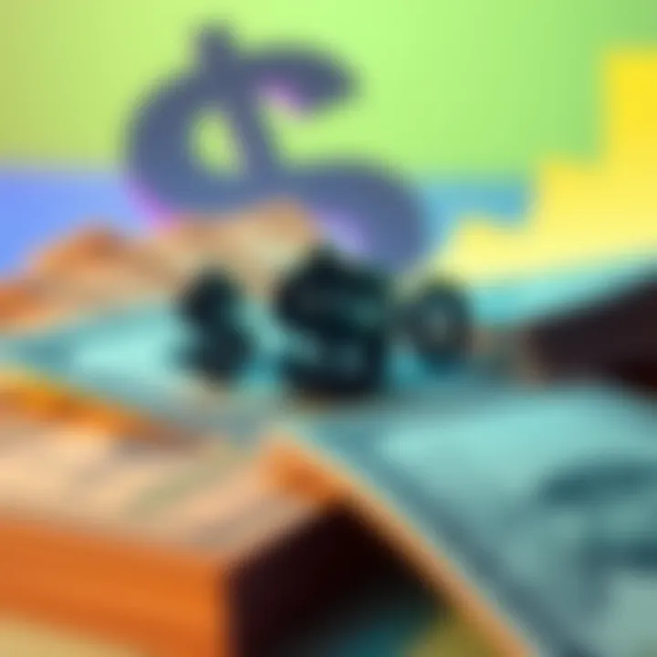 Stimulus Checks Announcement A graphic showing money and stimulus checks with a positive economic symbol in the background.