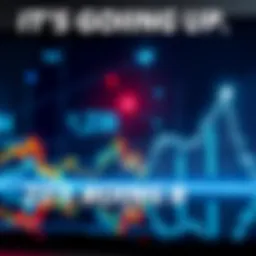 A graph showing upward trends in the stock market, symbolizing growth for investors