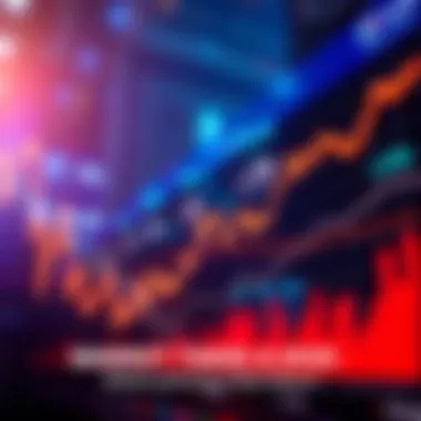 Stock Market Decline A graph showing a downward trend in stock prices, illustrating a market downturn.