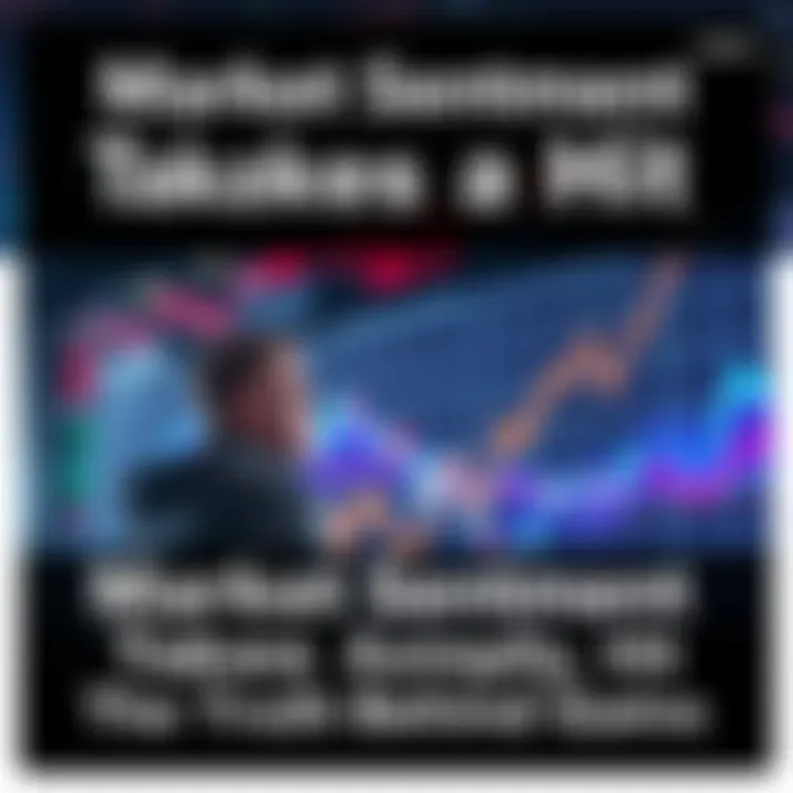 Graph showing a downward trend with a concerned investor looking at it