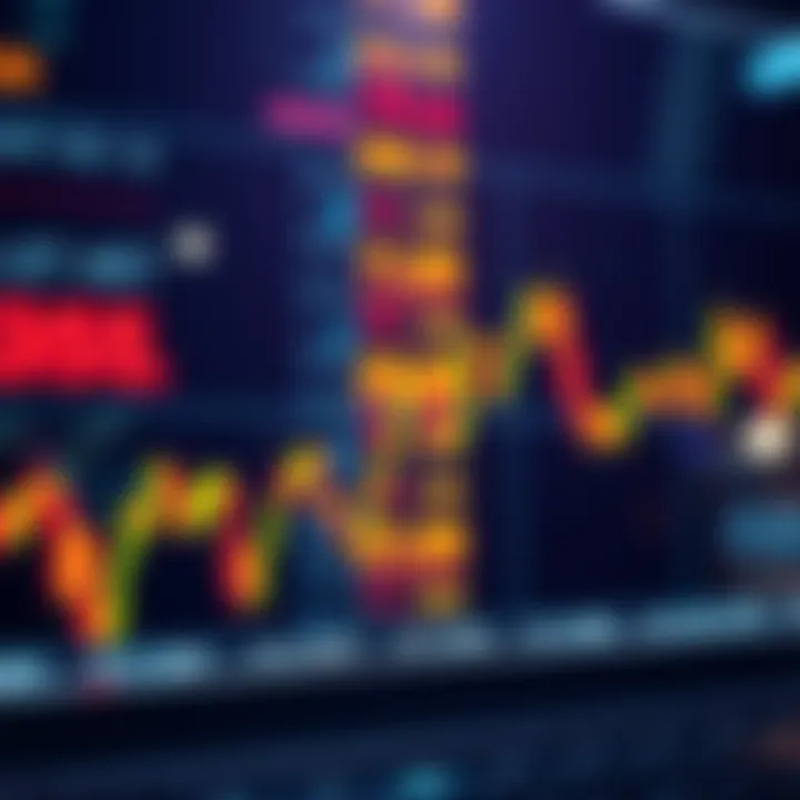 A stock market graph showing slight losses with a focus on minimal downturns, symbolizing strategies for maintaining balance.