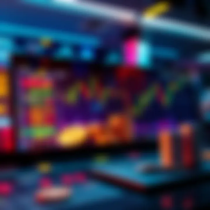 Strategic Loan Utilization in Swing Trading Visual representation of leveraging a loan for trading SOL futures, showcasing profit potential and risk management techniques.