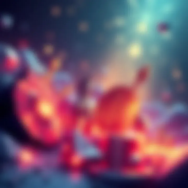 An illustration depicting the decision to sell cryptocurrency holdings with visual elements of growth and change in investments