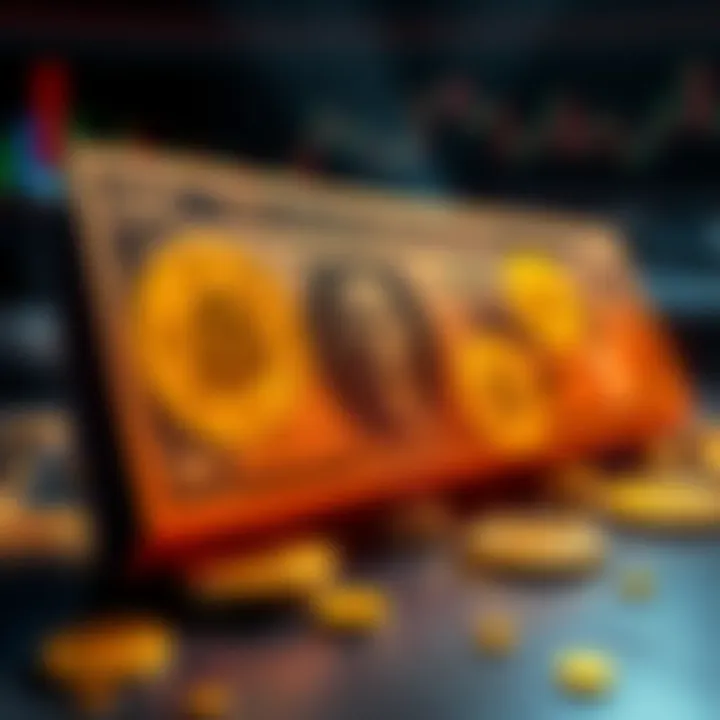 A graphic showing a large dollar amount with bitcoin symbols to represent the financial requirement of Strategy to avoid selling its bitcoin holdings.