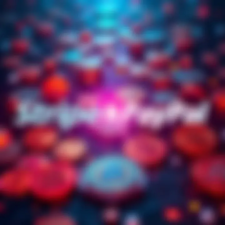 Illustration of Stripe and PayPal logos merging with a backdrop of cryptocurrency symbols, highlighting stablecoins like USDC