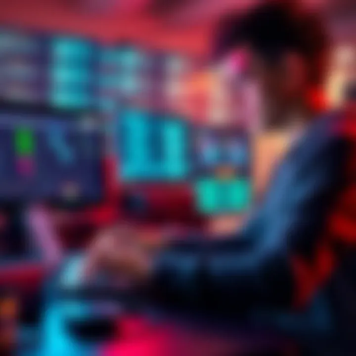 A second-year engineering student brainstorming ideas and working on a laptop for a hackathon