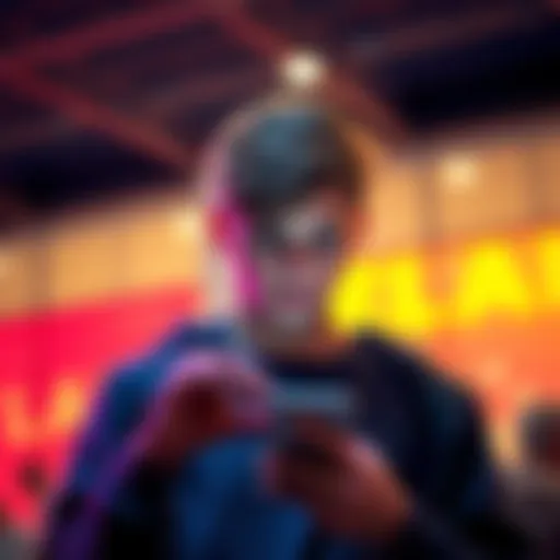 A college student looking worried while checking their phone, expressing anxiety over possible scam by Velora Bot