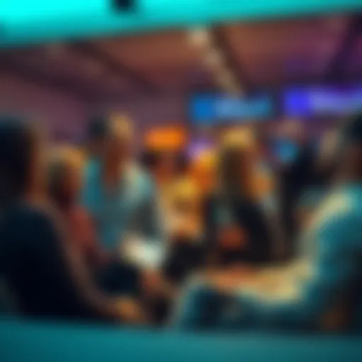People sharing their experiences of withdrawing large sums from Uphold, showing excitement and discussion in a friendly setting.
