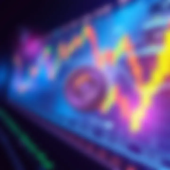 Sui Network Token Trading Launch Illustration of the Sui Network token being traded on the Gemini exchange, with a background of a digital trading platform and charts