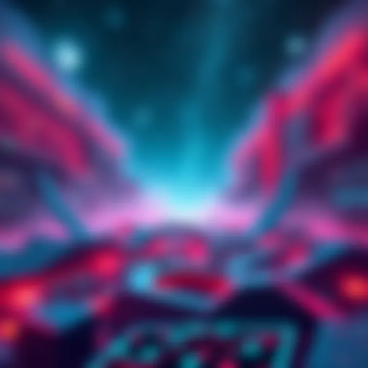 A visual representation of the competitive landscape between Sui and Algorand, highlighting market data and blockchain elements.