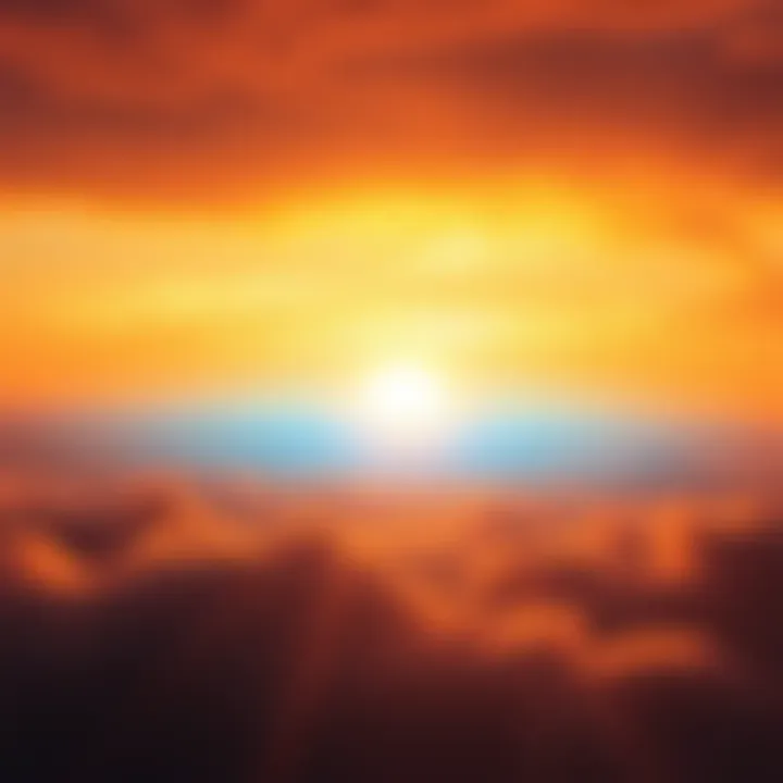 A bright sunrise symbolizing new beginnings and hope for the year 2026, with soft clouds and a colorful sky