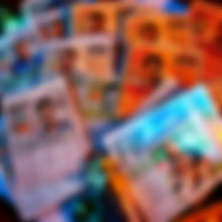 A collection of retired soccer players' cards showing their stats and prices, highlighting the investment potential in rare athletes.