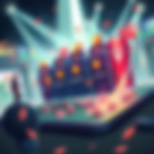 An illustration showing Super Rent Boosts in action during a game, highlighting their frequency and duration with visual elements representing boosts overlapping on a game board.