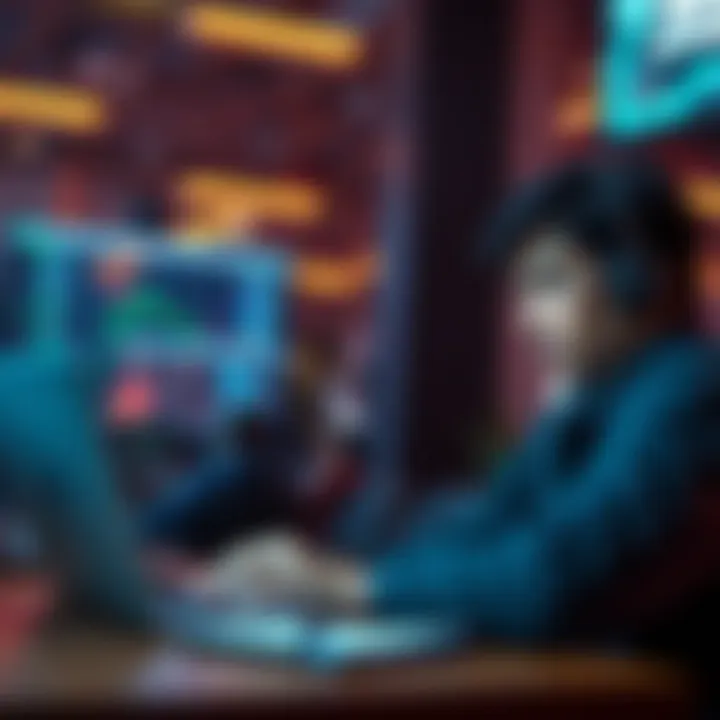 A person looking frustrated while checking their email on a laptop, waiting for a response about challenge credits.
