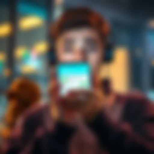A person looking worried while checking their banking app on a mobile device, showing a completed transfer status but no funds received in the account.