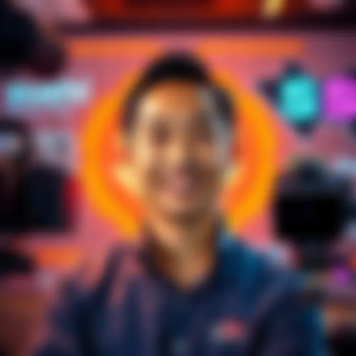 Sushi's new CEO speaks on camera, sharing insights about his journey in DeFi, with a background featuring Sushi branding and crypto elements.