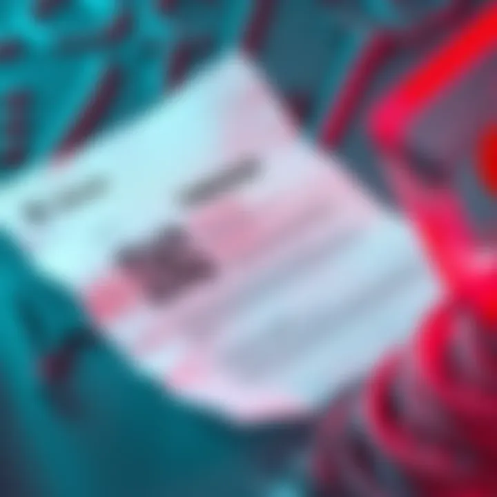 A close-up of a letter from Trezor displaying a QR code and personal information, emphasizing warnings about scams.