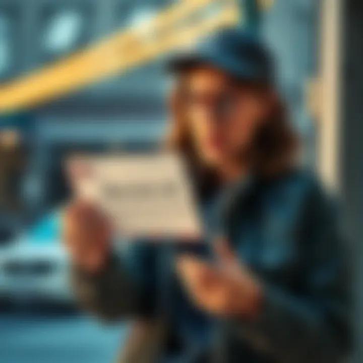 Suspicious mail delivery A person holding a suspicious letter while looking concerned about potential scams