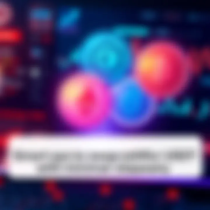 A graphic showing the process of swapping rETH for USDT with minimal slippage, featuring currency symbols and a digital platform interface