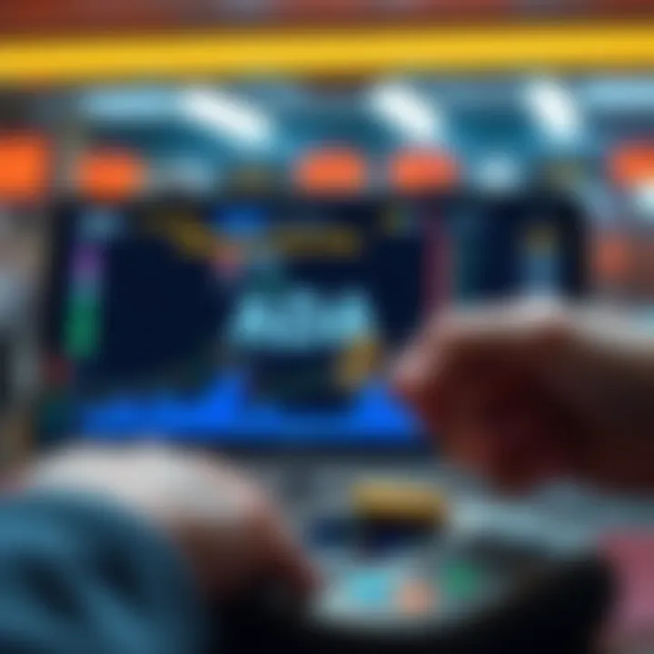 A user exchanging ADA cryptocurrency for stablecoins on a decentralized exchange platform