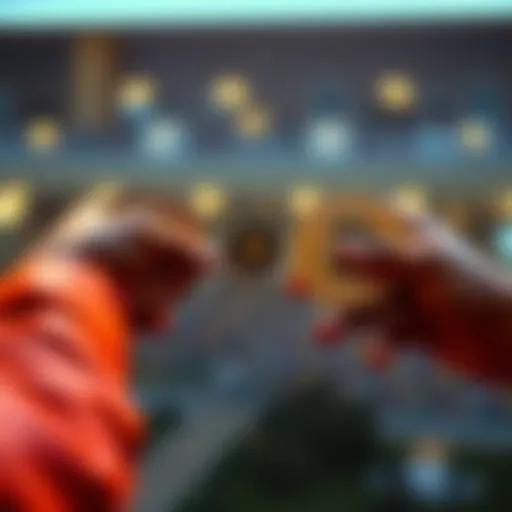 A person exchanging Bitcoin for Tether without KYC, representing financial freedom and wealth management.