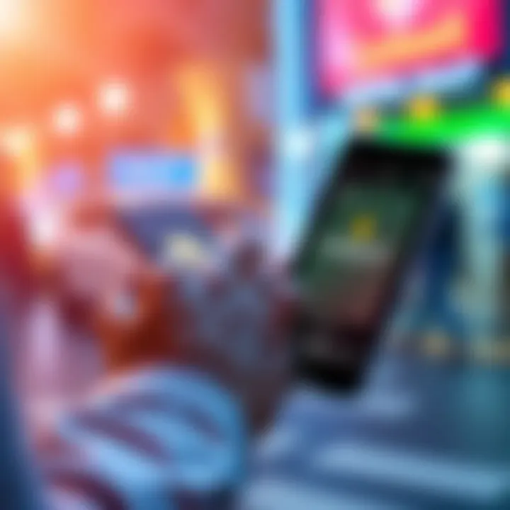 Swapping USDT on Mobile A person using a mobile phone to swap USDT using a bridge application on a digital wallet