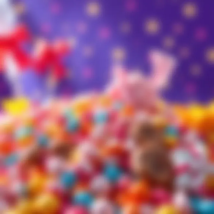 A colorful display of various candies and rewards showcasing exciting offers for 2026