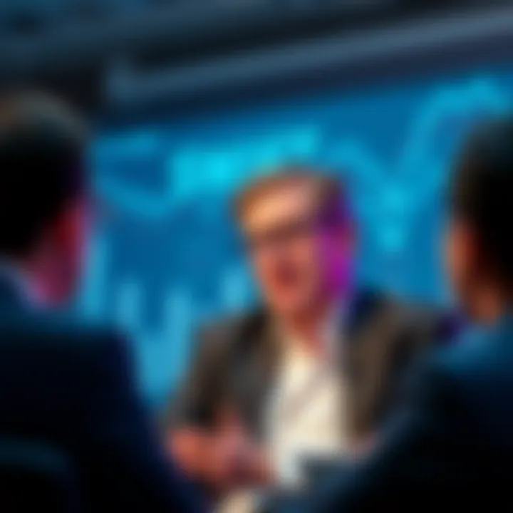 CIO of SWIFT speaking at a conference about the future of financial transactions and the role of XRP.