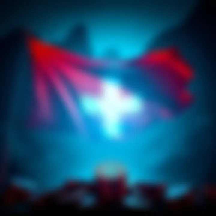 A visual representation of the Swiss National Bank's decision against Bitcoin investments, featuring a Swiss flag and cryptocurrency symbols in contrast.