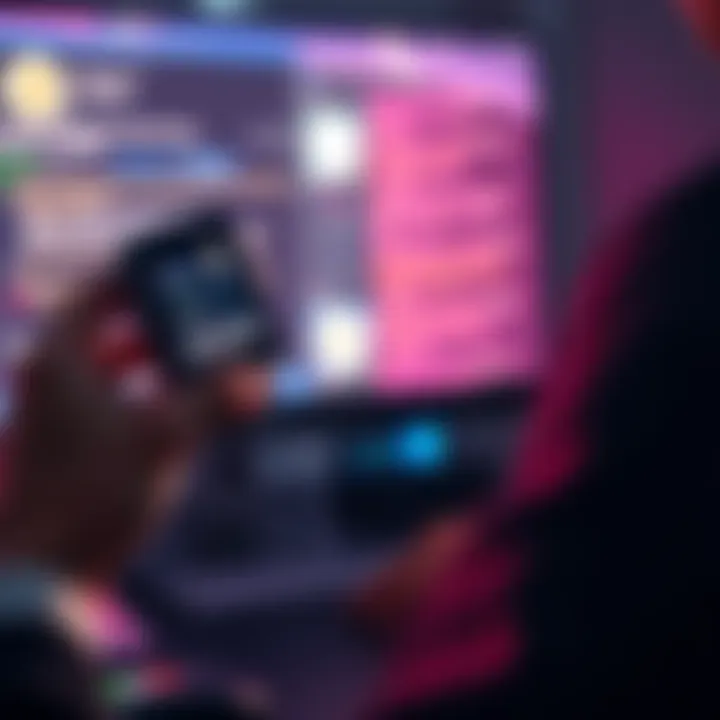 Person holding a Trezor Safe 3 device while looking at a computer screen showing Coinbase account issues