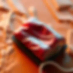 Close-up of a swollen battery from a Ledger Flex device, showing visible distortion and bulging.