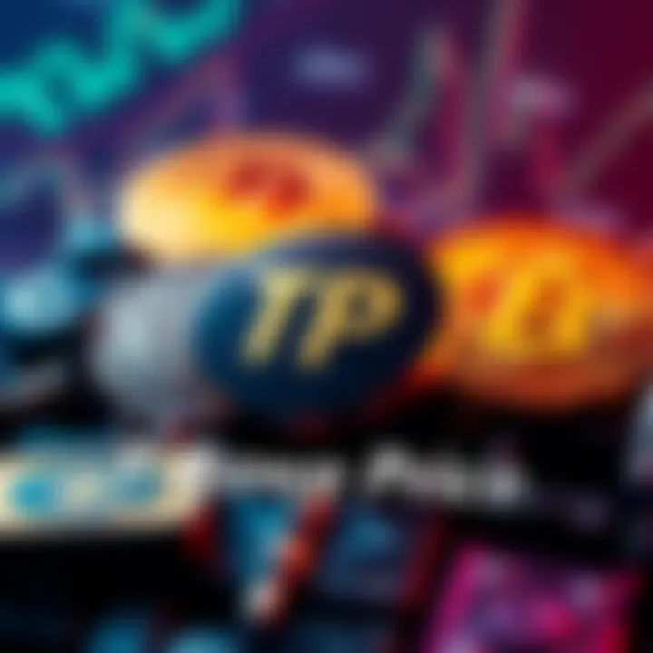 T. Rowe Price Crypto ETF Announcement T. Rowe Price logo with cryptocurrency symbols including HBAR in the background