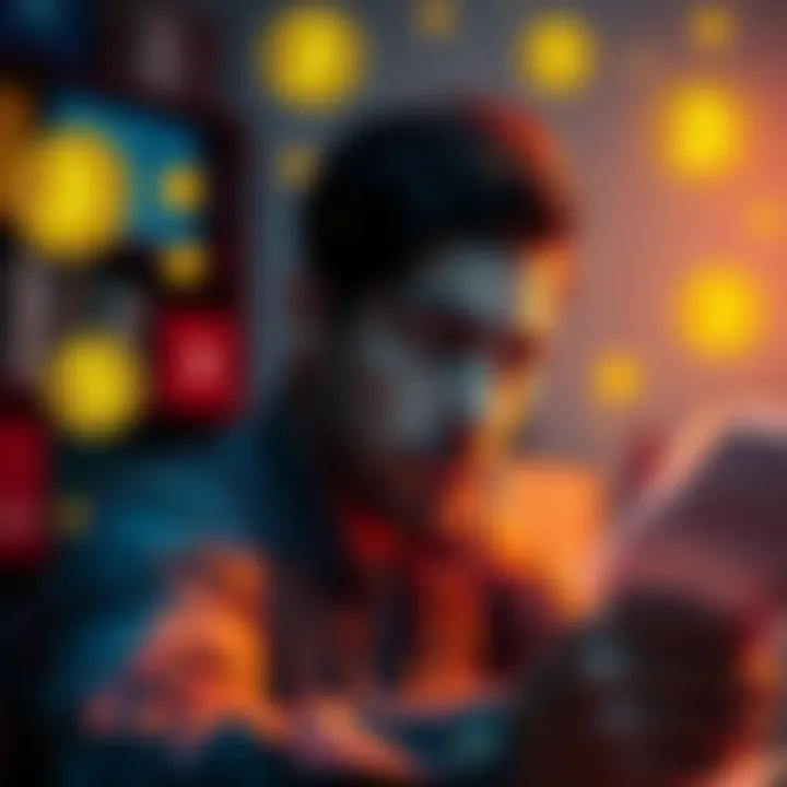 Navigating Tax Challenges Post-Coinbase Deletion A person looking confused while sorting through tax documents and cryptocurrency symbols