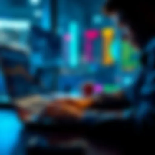 A person using a laptop to file taxes, focused on tax software for trading meme coins in a Phantom wallet