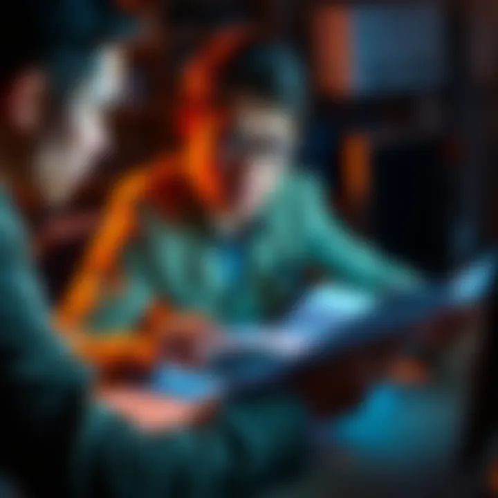 Individual looking at tax forms with a calculator and computer, concerned about 1099 records